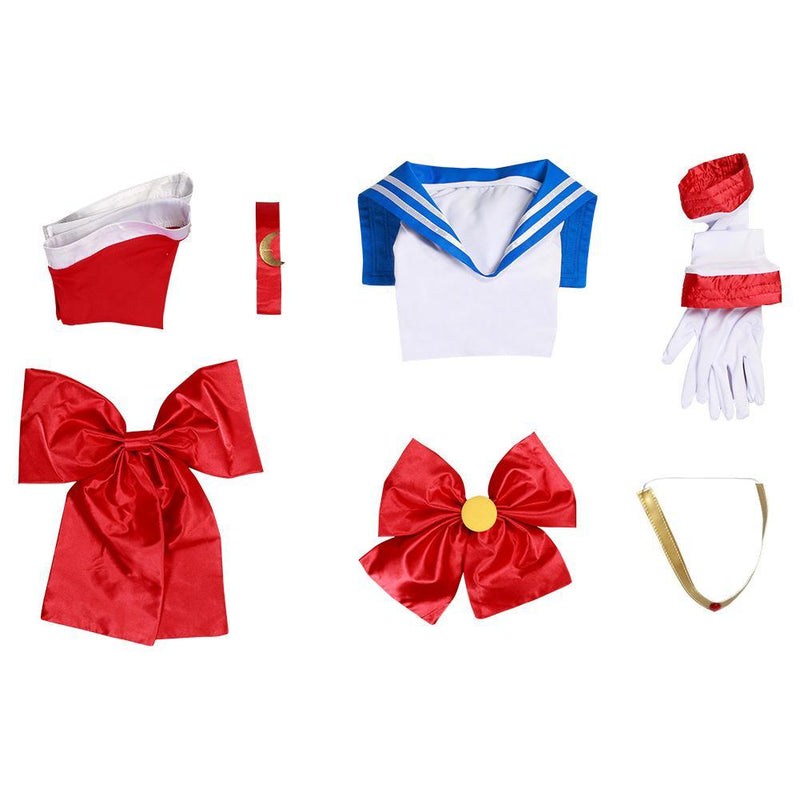 Anime Sailor Moon-Sailor Moon/Tsukino Usagi Kids Grils Dress Outfits Halloween Carnival Suit Cosplay Costume - CrazeCosplay