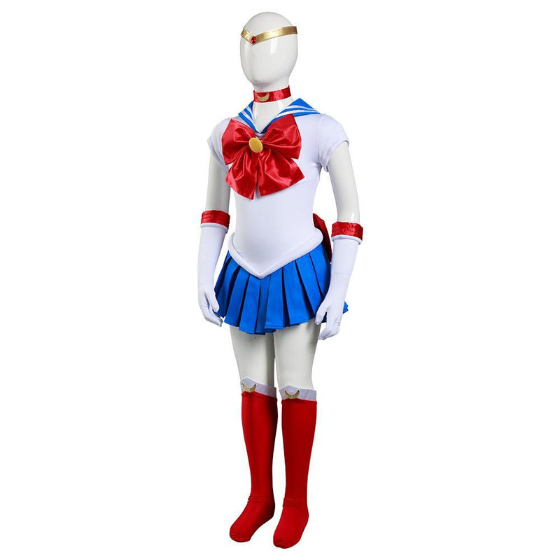 Anime Sailor Moon-Sailor Moon/Tsukino Usagi Kids Grils Dress Outfits Halloween Carnival Suit Cosplay Costume - CrazeCosplay