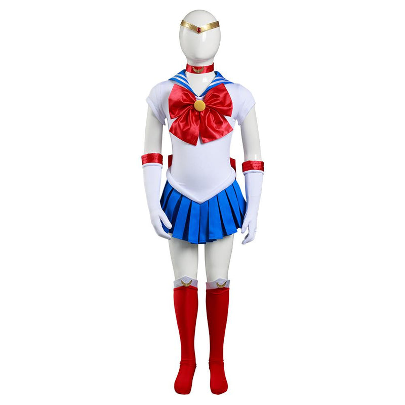 Anime Sailor Moon-Sailor Moon/Tsukino Usagi Kids Grils Dress Outfits Halloween Carnival Suit Cosplay Costume - CrazeCosplay