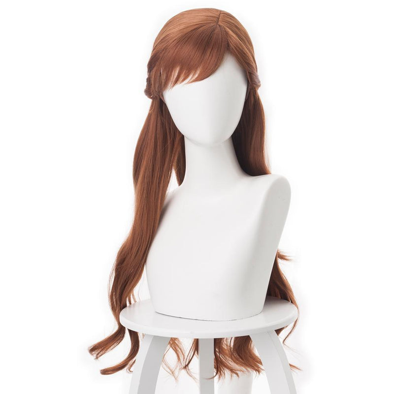 Frozen frozer 2 ii Princess Anna Brown Cosplay Wigs - CrazeCosplay