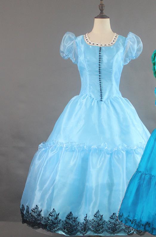Tim Burtons Alice In Wonderland Alice Blue Dress Costume - CrazeCosplay