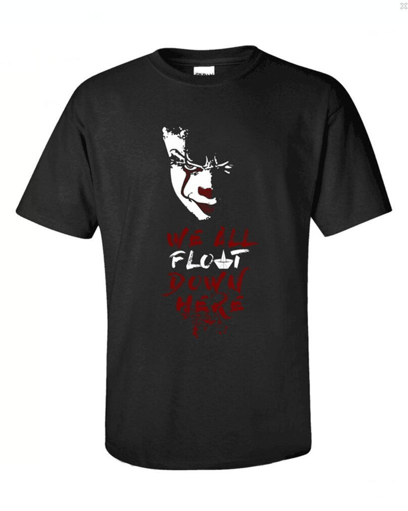 It Movie Pennywise The Clown Black T Shirt Cosplay Costume - CrazeCosplay