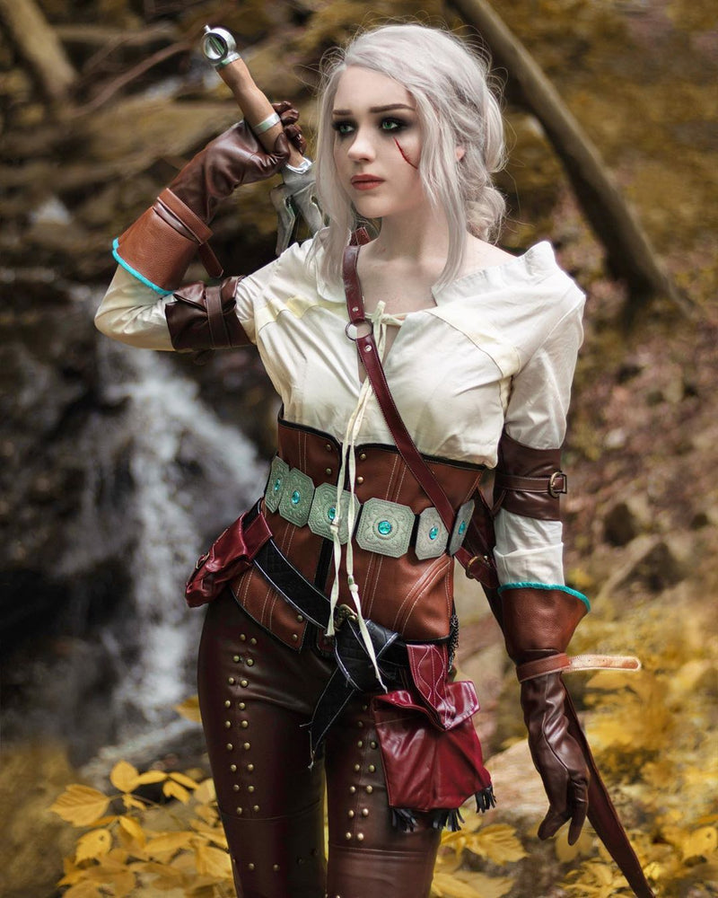 The Witcher 3 Wild Hunt Ciri Cirilla Fiona Elen Riannon Cosplay Costume - CrazeCosplay