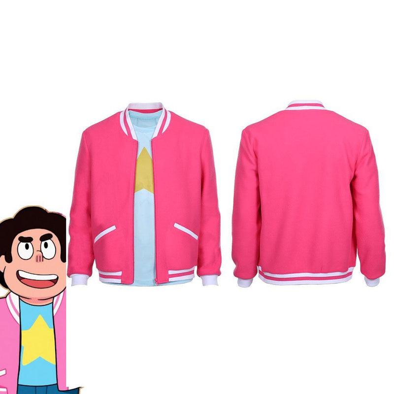 Steven Universe The Movie Steven Universe Adult Zip Up Jacket Coat Halloween Carnival Costume Cosplay Costume - CrazeCosplay