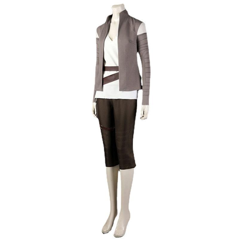 SW 8 The Last Jedi Rey Outfit Cosplay Costume