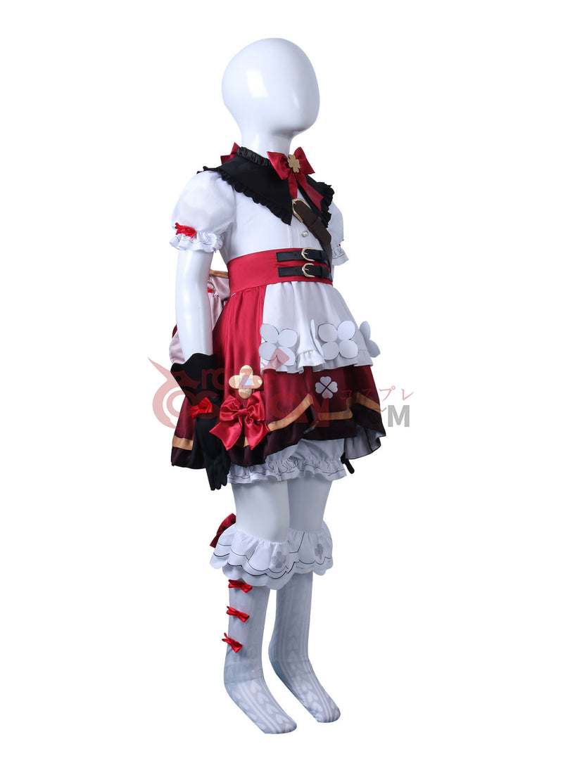 Genshin Impact Klee Witch Dress Halloween Cosplay Costume for Kids