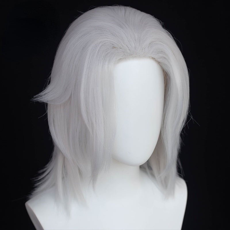 Final Fantasy Hades White Short Cosplay Wig