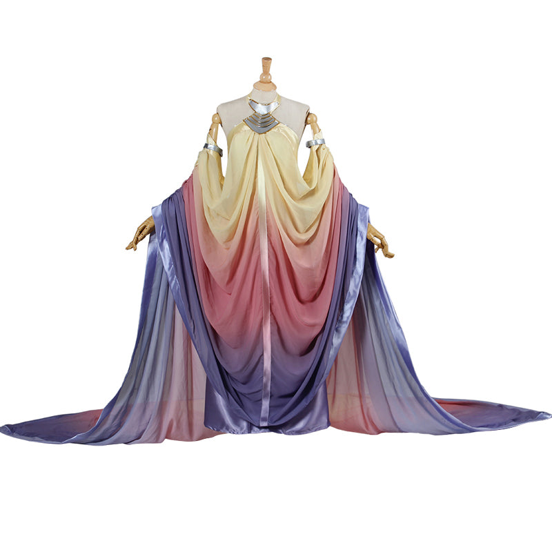 Padme Amidala Naboo Lake Dress Rainbow Gowns SW Costume