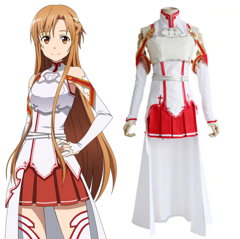 Sword Art Online Asuna Y Ki Cosplay Costume
