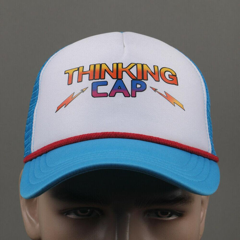 Stranger Things Season 4 Dustin Thinking Cap Trucker Baseball Mesh Hat - CrazeCosplay
