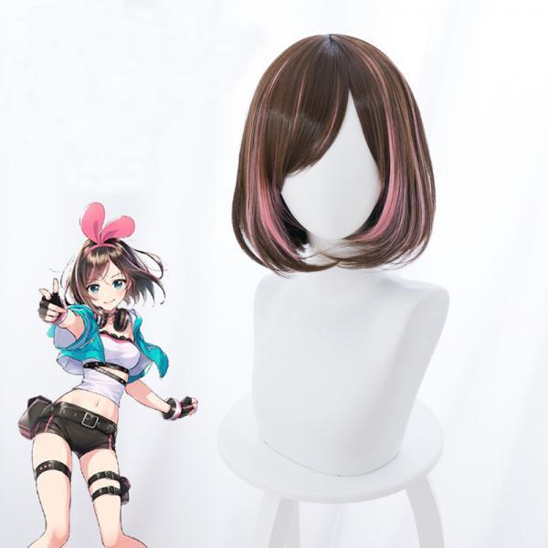 A I Channel Kizuna Ai Cosplay Wig - CrazeCosplay