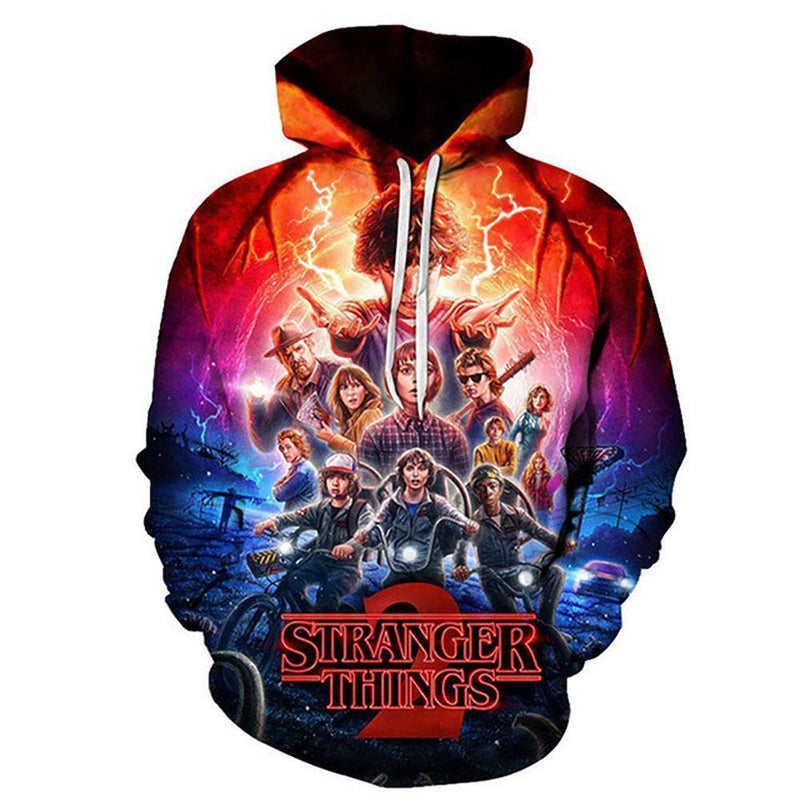 Stranger things Adult Men Pullover Hoodie - CrazeCosplay