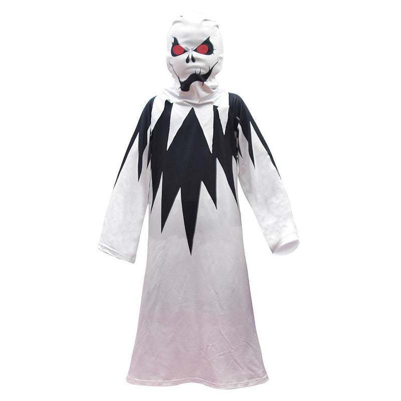 Kids Halloween Costume Skull Skeleton Ghost Cosplay Costumes Carnival Masquerade Dress Robes - CrazeCosplay