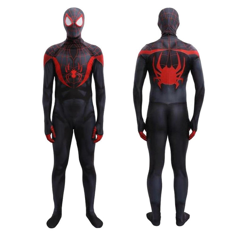 Unisex 2020 Game Spiderman Miles Morales Cosplay Costume Lycra Spandex Jumpsuit Halloween Costume Costumes For Men Girls Women Boys - CrazeCosplay