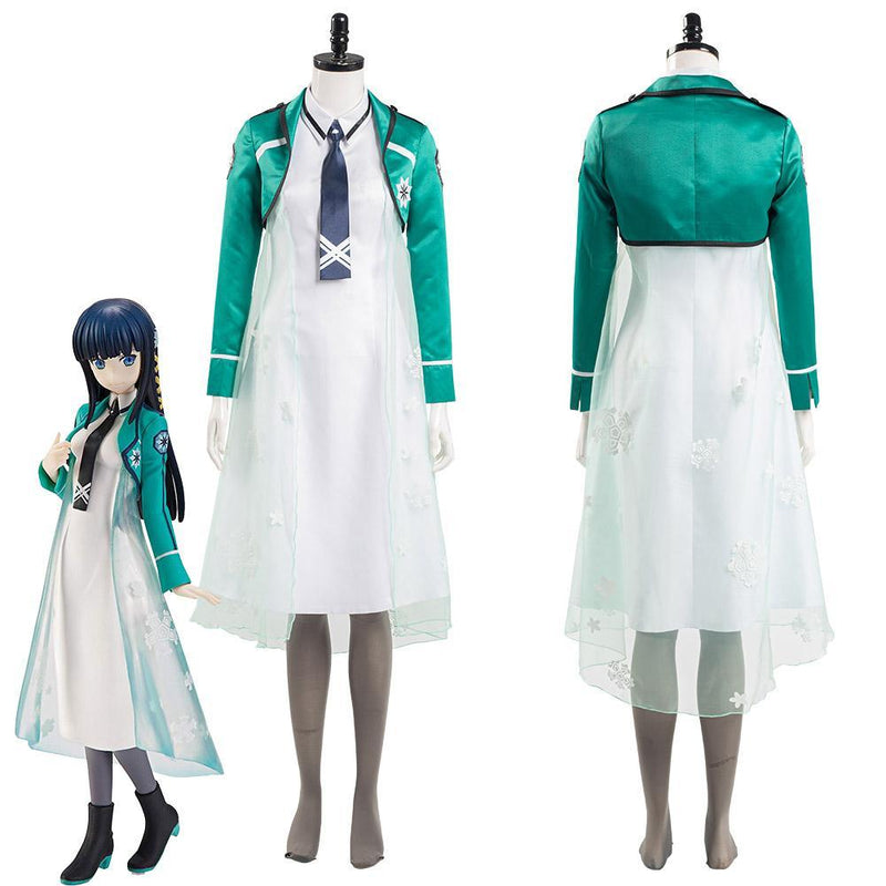 The Irregular At Magic High School Shiba Miyuki Women Dress Outfits Halloween Carnival Suit Cosplay Costume - CrazeCosplay