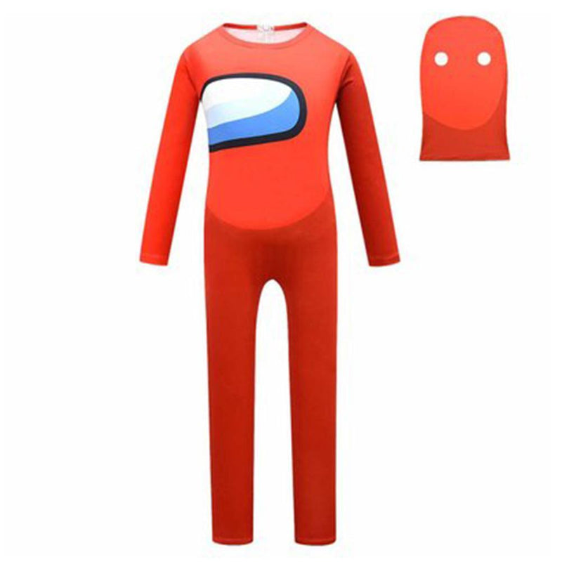 Kids Among Us Cosplay Zentai Suit Halloween Costume Children Jumpsuit Bodysuit Outfits - CrazeCosplay