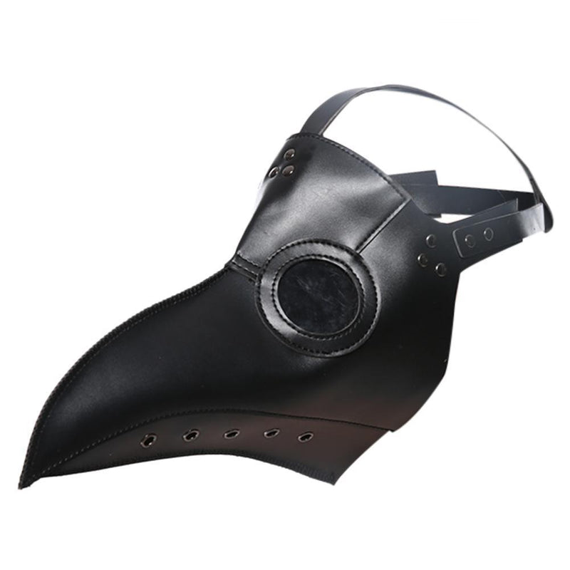 Plague Doctor Bird Face Cover Latex Long Nose Beak Cosplay Steampunk Halloween Costume Props - CrazeCosplay