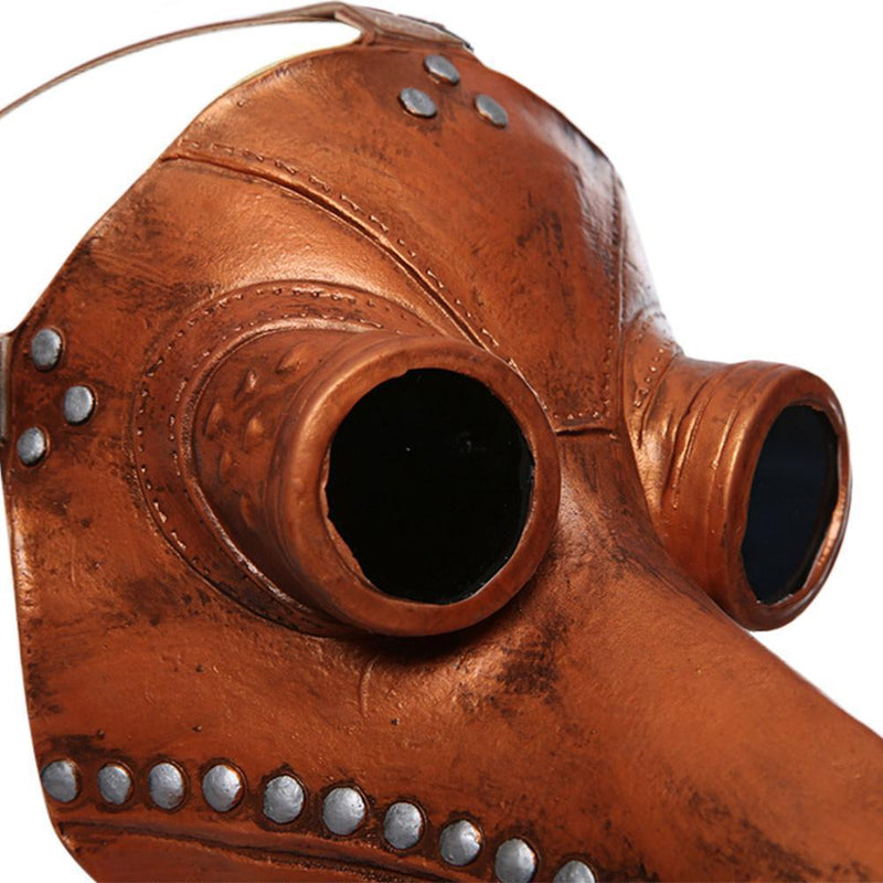Plague Doctor Bird Face Cover Latex Long Nose Beak Cosplay Steampunk Halloween Costume Props - CrazeCosplay