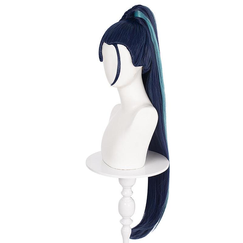 League of Legends Kaisa Navy Blue Cosplay Wig