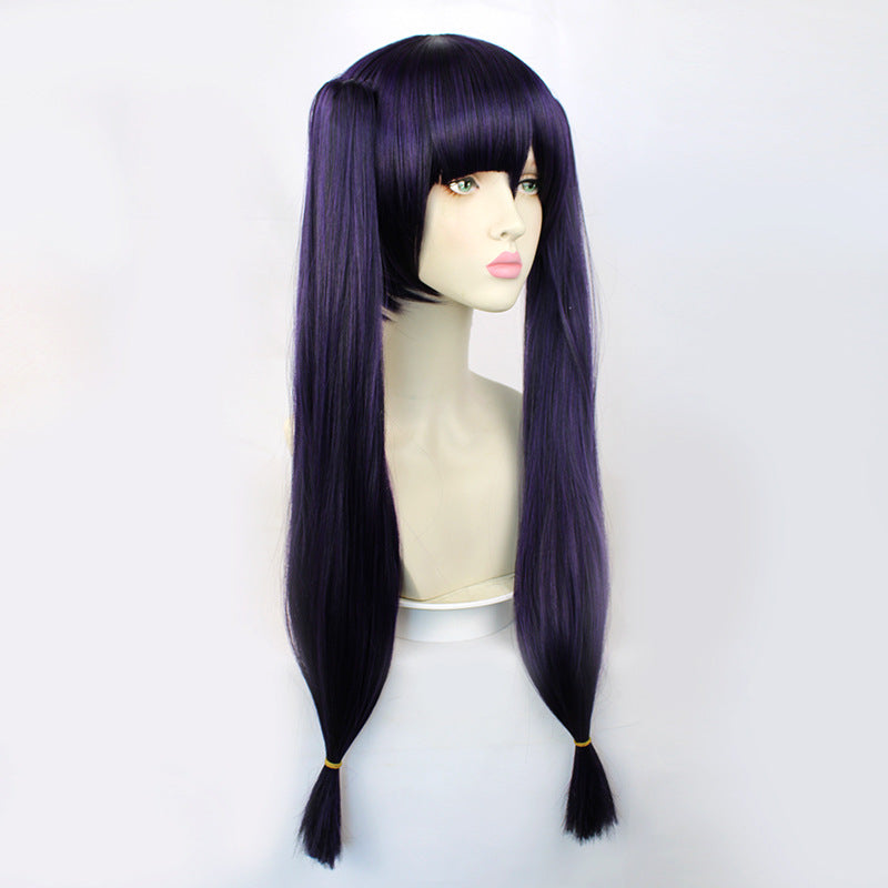 Genshin Impact Mona Purple Long Cosplay Wig - CrazeCosplay