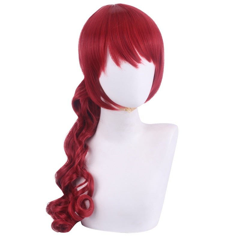 Persona 5 Yoshizawa Kasumi Red Curly Cosplay Wig