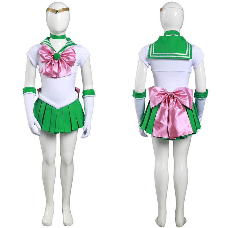 Sailor Moon Kino Makoto Kids Children Girls Dress Outfits Halloween Carnival Suit Cosplay Costume - CrazeCosplay