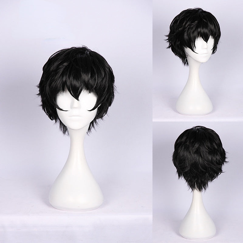 Persona 5 Amamiya Ren Black Cosplay Wig