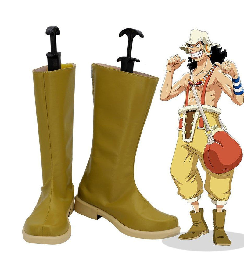 one piece usopp cosplay shoes - CrazeCosplay
