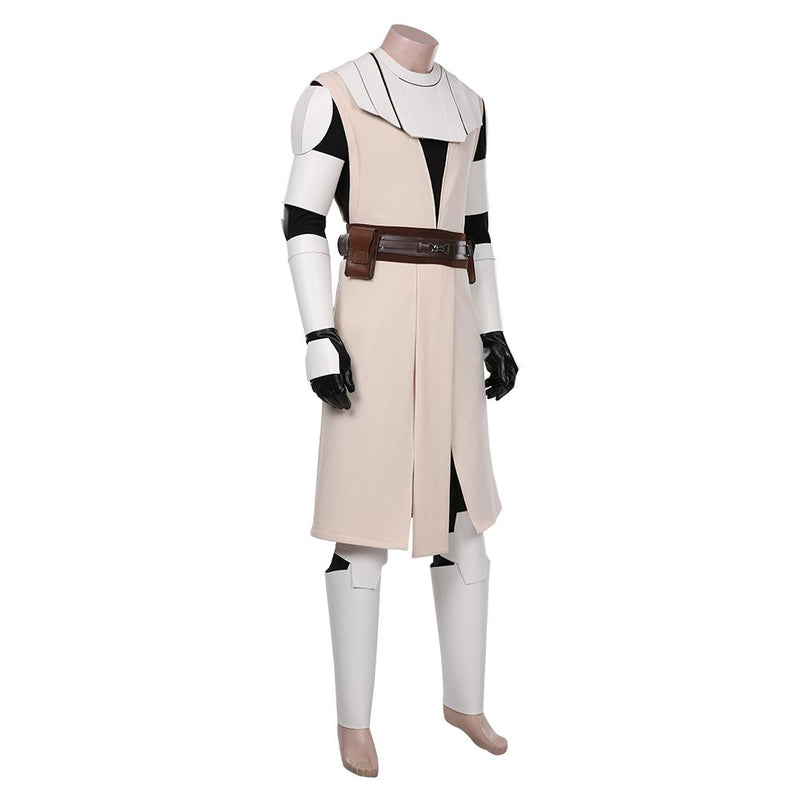 Star Wars The Clone Wars Obi Wan Kenobi Coat Uniform Outfits Halloween Carnival Suit Cosplay Costume - CrazeCosplay