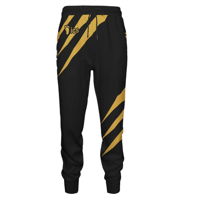 Unisex Sports Sweat Pants Straight Pants Anime Haikyuu!! MSBY Black Jackal Sweatpants Jogging Long Pants - CrazeCosplay