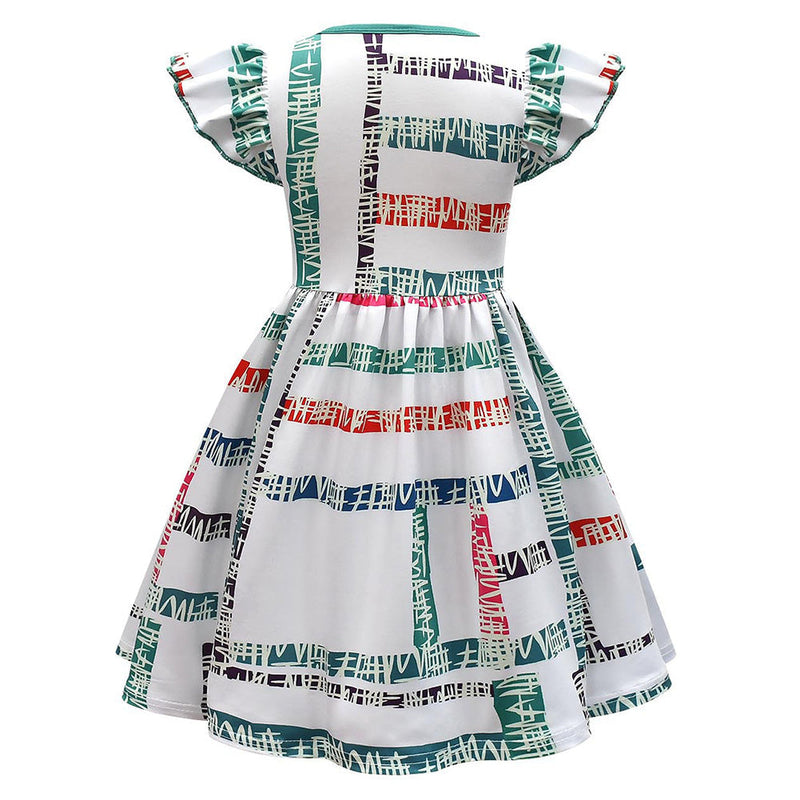 Kids Girls Stranger Things Season 4 Fly Sleeve Casual Dress Eleven 11 Cosplay Party Dress Baby Girls Summer Clothes - CrazeCosplay