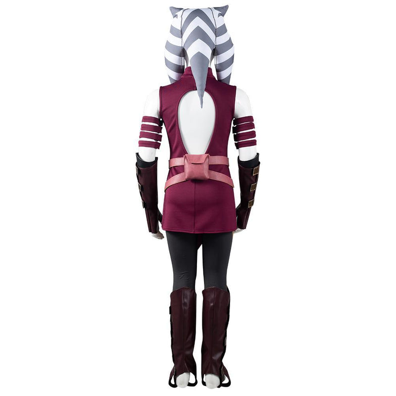 Star Wars The Clone Wars Ahsoka Tano Kids Children Halloween Carnival Suit Outfits Cosplay Costume - CrazeCosplay