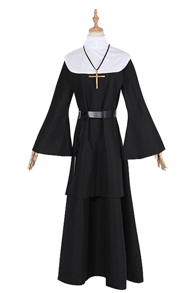 The Conjuring 2 The Nun Uniform Cosplay Costume - CrazeCosplay
