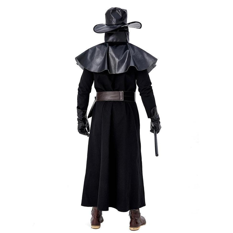 Men Medieval Plague Doctor Halloween Fancy Dress Costume - CrazeCosplay
