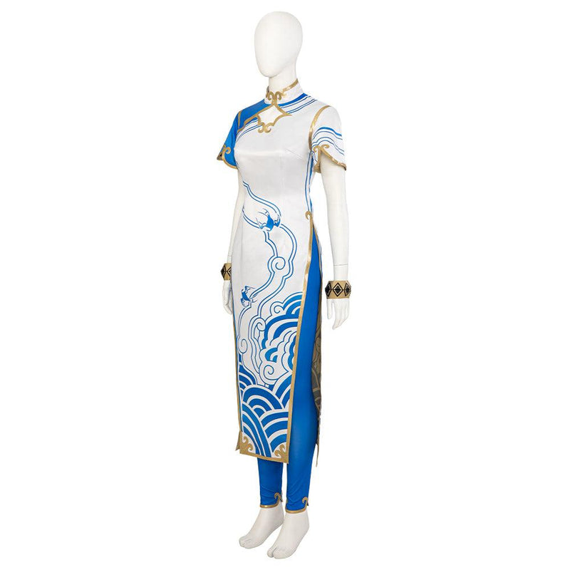 Street Fighter SF 6 Chun Li Costume Cosplay Cheongsam Outfits
