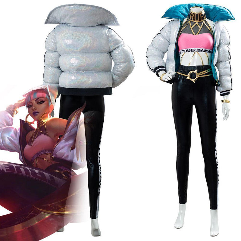 League Of Legends Lol True Damage Qiyana Outfit Cosplay Costume - CrazeCosplay