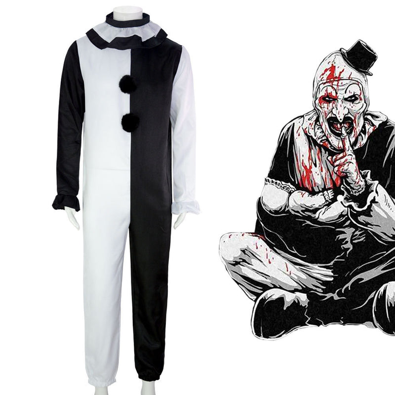 Adult Art The Clown Terrifier Costume Halloween Suit - CrazeCosplay