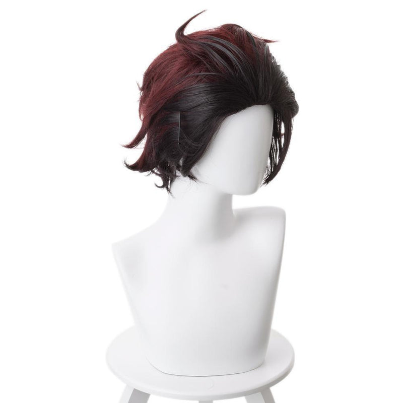 Blade Of Demon Destruction Kamado Tanjirou Outfit Cosplay Wig - CrazeCosplay