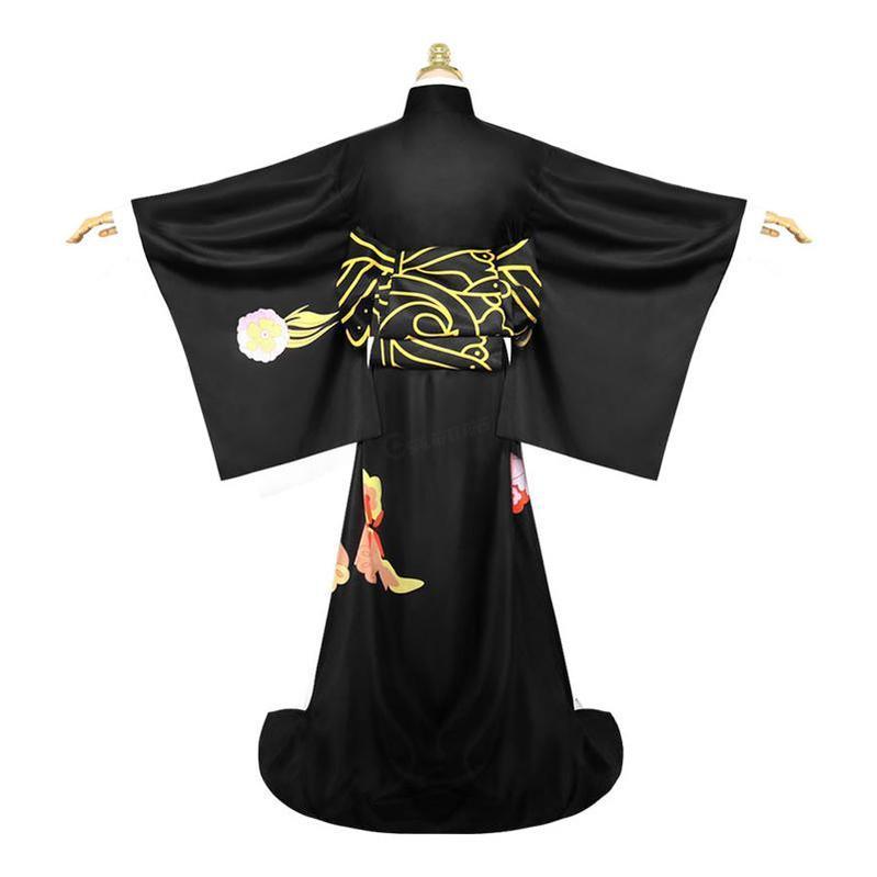 Kibutsuji Muzan Costume Demon Slayer Kimetsu No Yaiba Female Form Outfit Cosplay Costume - CrazeCosplay