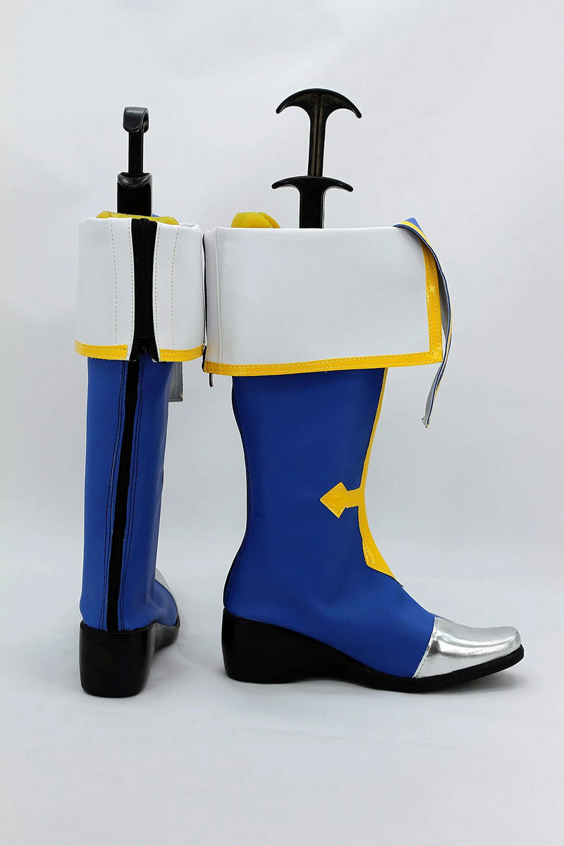 Blazblue Jin Kisaragi Cosplay Boots Shoes