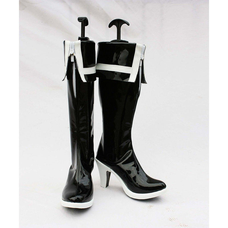 Vocaloid Miku Black Rock Shoote Cosplay Boots - CrazeCosplay