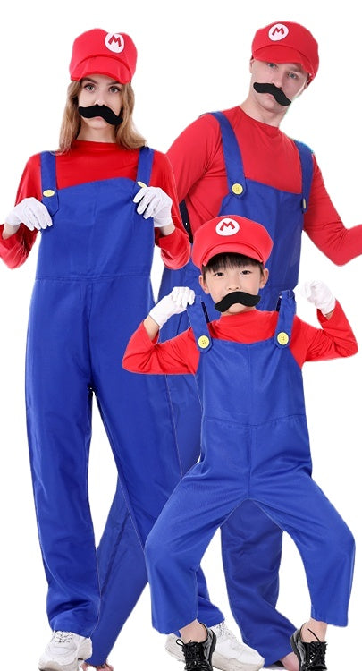 Mario Bros Costume for Adults Kids Best Book Character Costumes Cosplay Outfit - CrazeCosplay