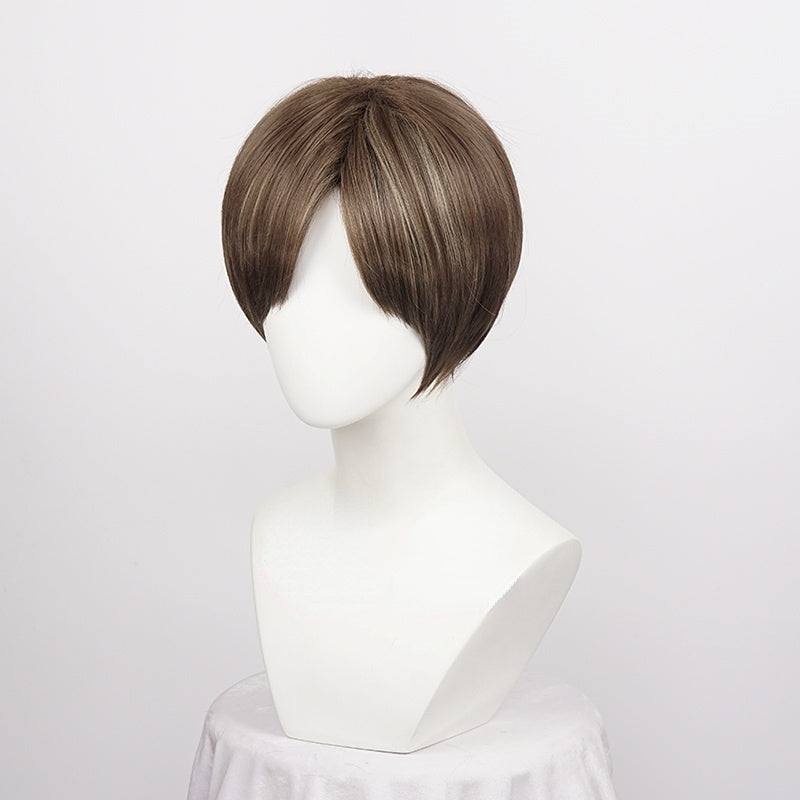 Resident Evil Leon Cosplay Wig