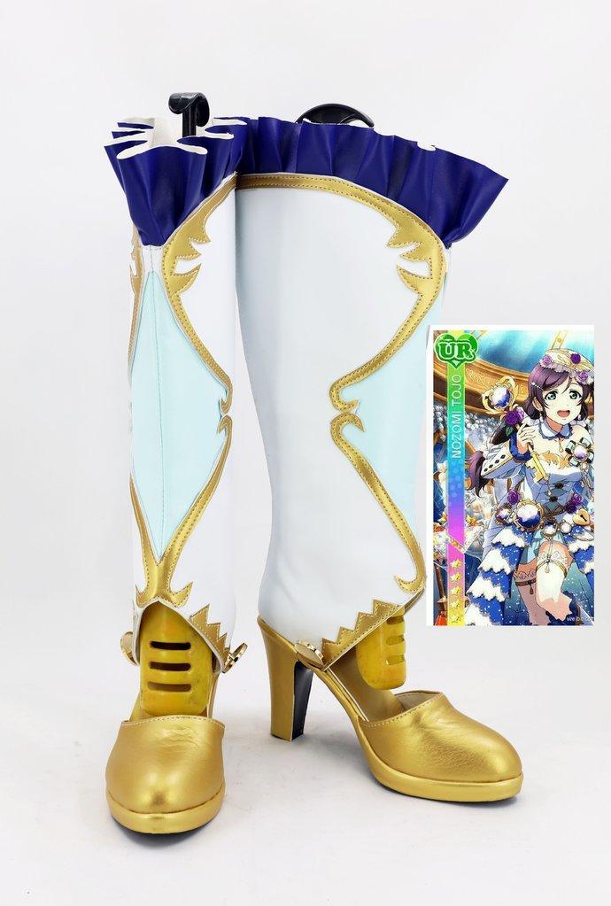 Lovelive Nozomi Tojo Birthstone Boots Cosplay Shoes - CrazeCosplay