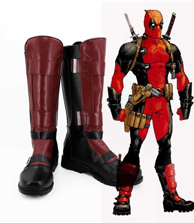 Marvel Deadpool Wade Wilson Cosplay Shoes - CrazeCosplay