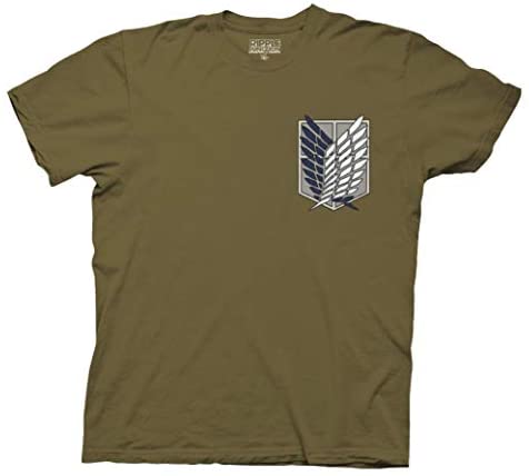Ripple Junction Attack on Titan Survey Corps Adult Unisex T-Shirt - CrazeCosplay