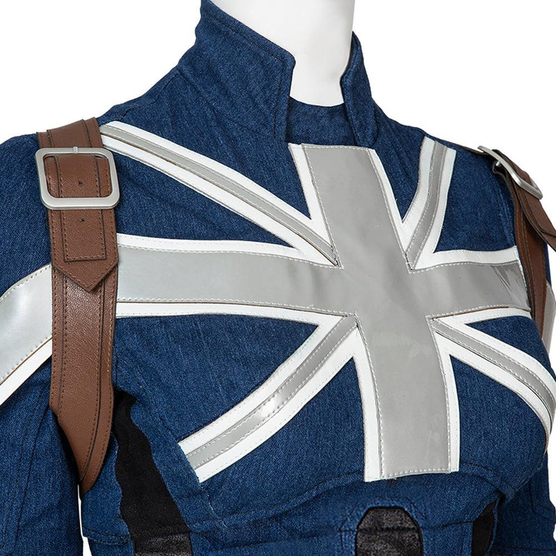 Peggy Carter Cosplay Costume What If Captain Carter Stealth Outfit - CrazeCosplay