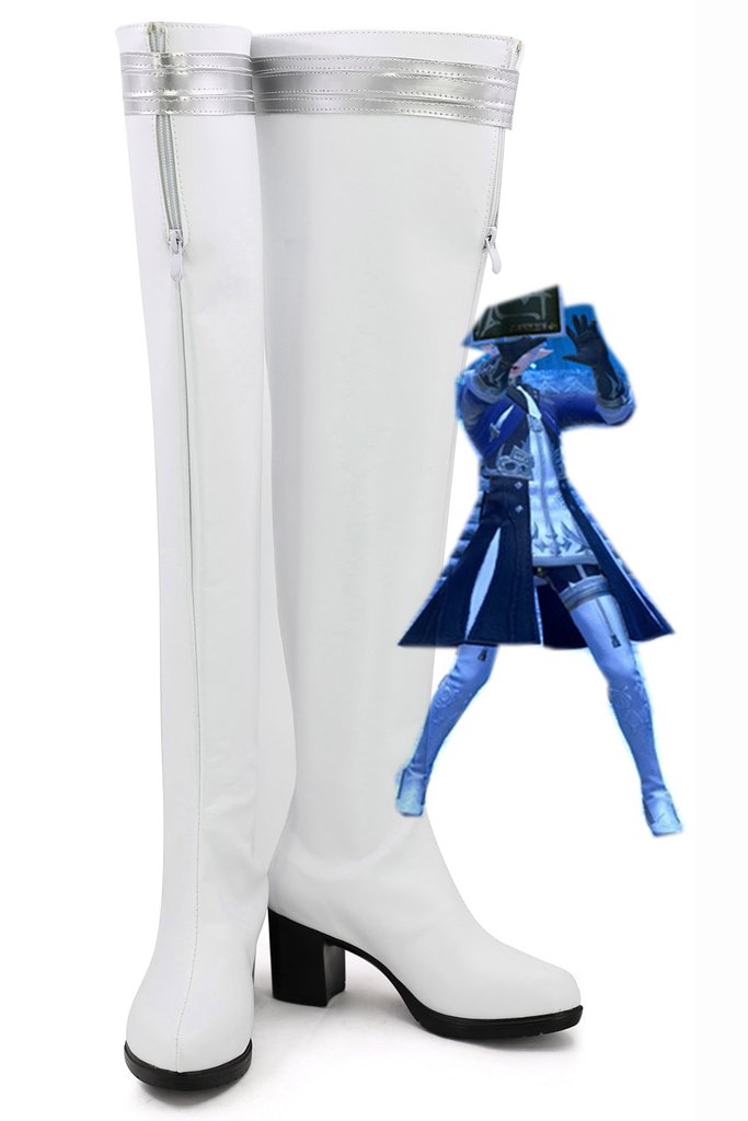 FF14 Final Fantasy XIV 14 Alphinaud Leveilleur Boots Cosplay Shoes - CrazeCosplay