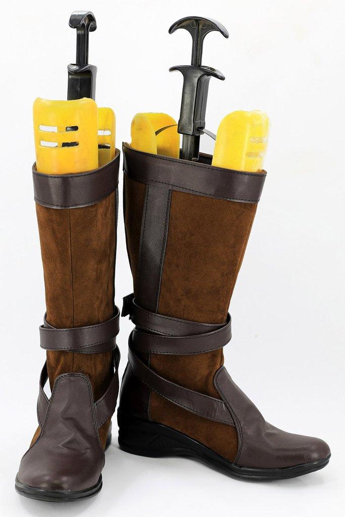 star warsvii the force awakens general leia organa boots cosplay shoes - CrazeCosplay