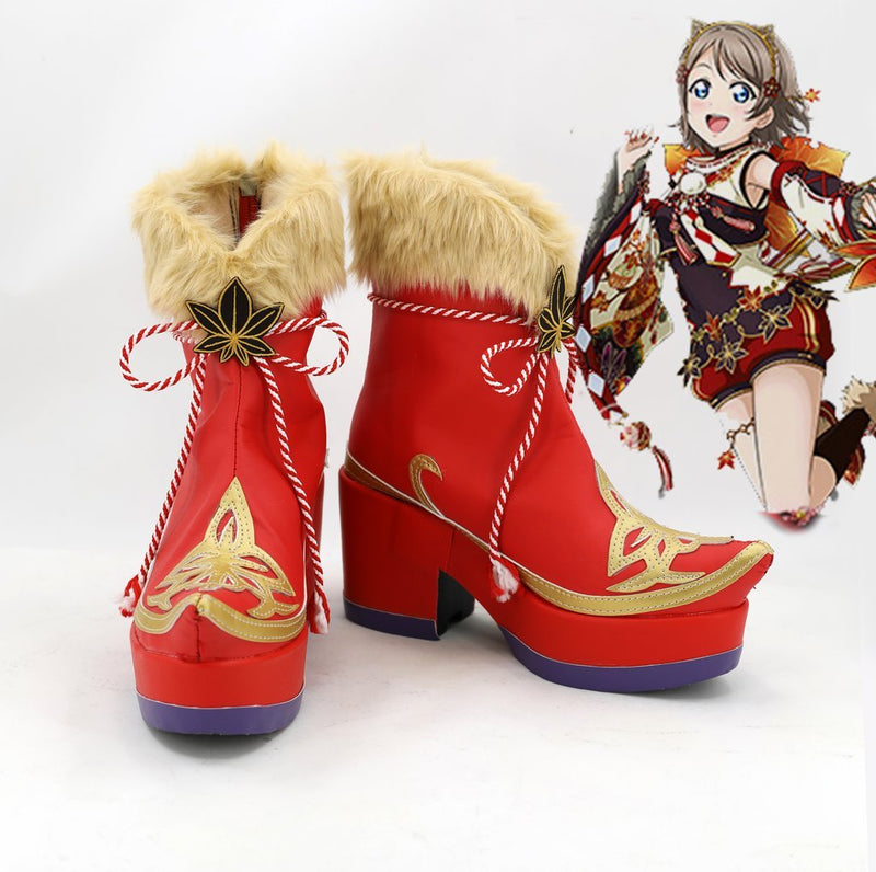 Love Live Maple Leafs Cosplay Shoes - CrazeCosplay